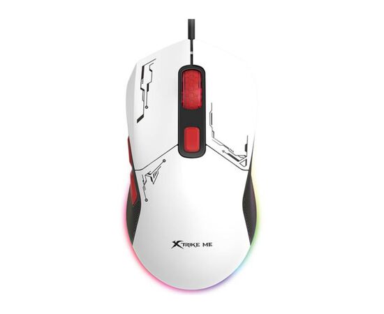 Мышка Xtrike ME GM-316W USB RGB White (GM-316W), изображение 5 Мышка Xtrike ME GM-316W USB RGB White (GM-316W), изображение 5