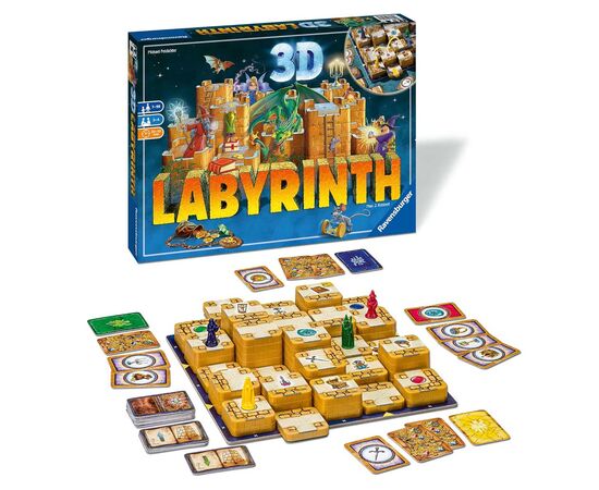 Настільна гра Ravensburger Лабіринт (26831), зображення 2 Настільна гра Ravensburger Лабіринт (26831), зображення 2