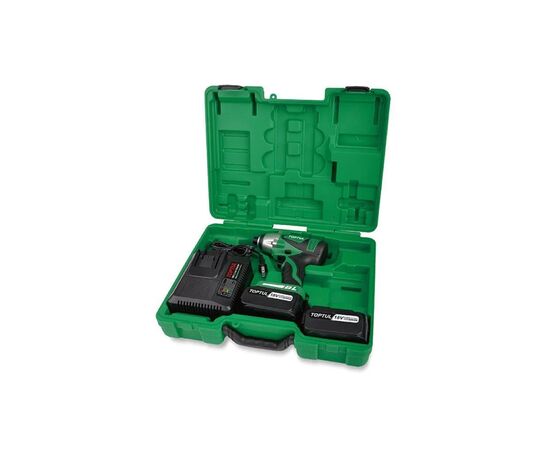 Шуруповерт Toptul 18V 2 акк., кейс (KPBA0840E), изображение 2 Шуруповерт Toptul 18V 2 акк., кейс (KPBA0840E), изображение 2