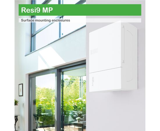 Распределительный щит Schneider Electric Resi9 MP Mini Pragma 6 (1x6), 63A ip40 (MIP12106), изображение 3 Распределительный щит Schneider Electric Resi9 MP Mini Pragma 6 (1x6), 63A ip40 (MIP12106), изображение 3
