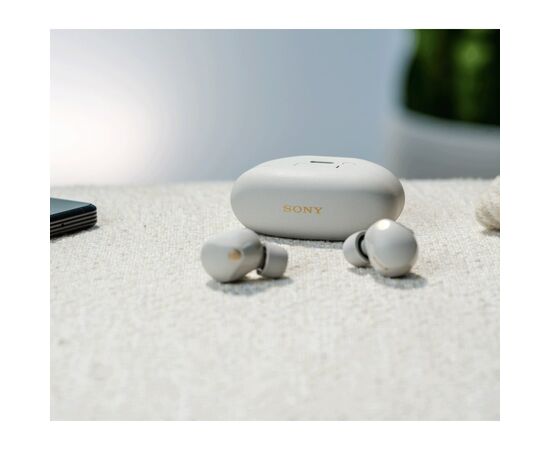 Наушники Sony WF-1000XM5 Platinum Silver (WF1000XM5S.CE7), изображение 2 Наушники Sony WF-1000XM5 Platinum Silver (WF1000XM5S.CE7), изображение 2