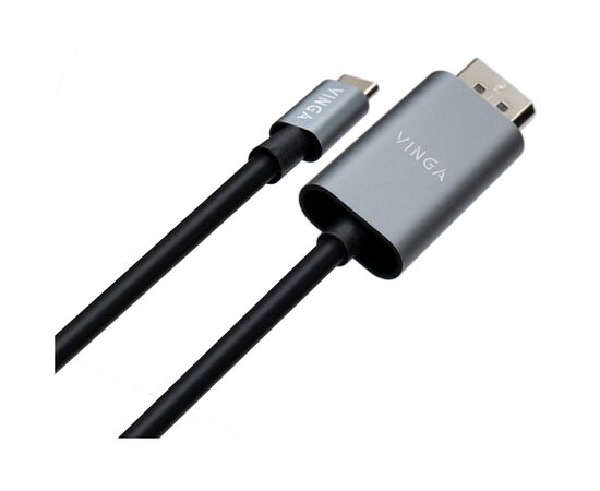 Кабель мультимедийный USB-C to HDMI 1.5m v2.0 4K60Hz Vinga (VCPVCCH2015), изображение 2 Кабель мультимедийный USB-C to HDMI 1.5m v2.0 4K60Hz Vinga (VCPVCCH2015), изображение 2
