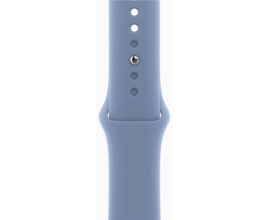 Смарт-часы Apple Watch Series 9 GPS 41mm Silver Aluminium Case with Storm Blue Sport Band - S/M (MR903QP/A), изображение 3 Смарт-часы Apple Watch Series 9 GPS 41mm Silver Aluminium Case with Storm Blue Sport Band - S/M (MR903QP/A), изображение 3