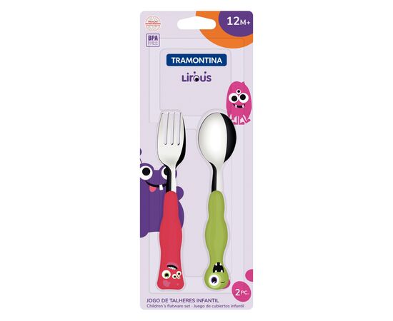 Набор столовых приборов Tramontina Baby Lirous 2 предмети (23797/909), изображение 4