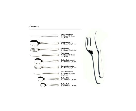 Кавова ложка Tramontina Сosmos 6 шт (66950/081), зображення 2