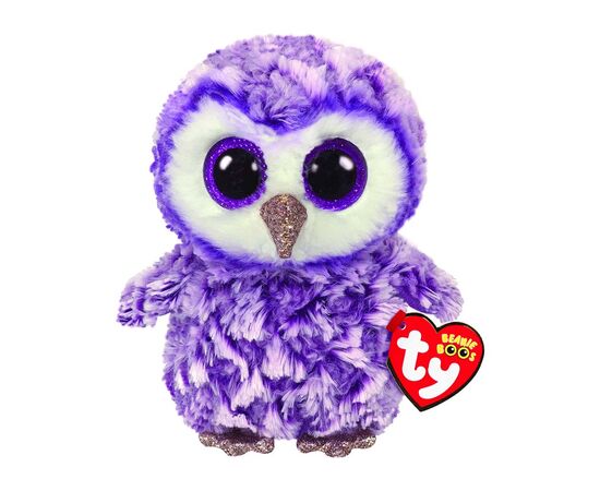Мягкая игрушка Ty Beanie Boo's Фиолетовая сова Moonlight 15см (36325)