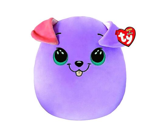 М'яка іграшка Ty Squish-a-Boos Фіолетовий пес Bitsy 20 см (39225)