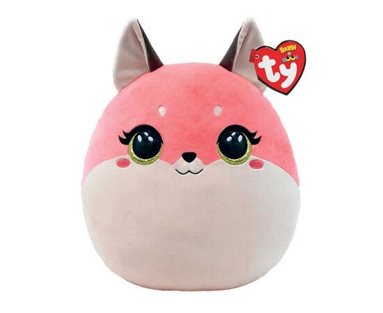 Мягкая игрушка Ty Squish-a-Boos Розовая лисичка Roxie 40 см (39323)