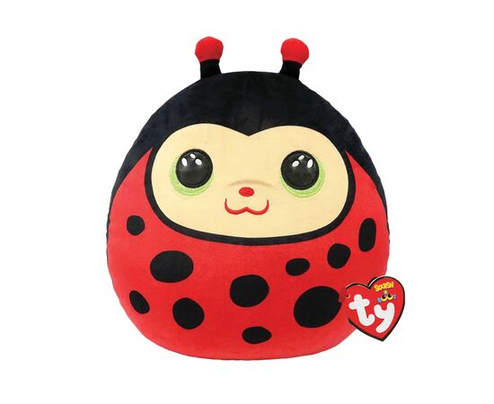 Мягкая игрушка Ty Squish-a-Boos Божья коровка Izzy 40 см (39325)