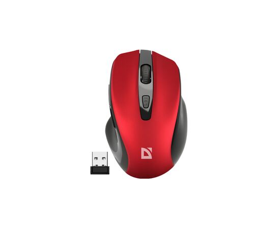 Мышка Defender Prime MB-053 Silent Wireless Red (52052)