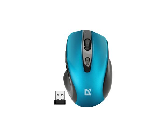 Мышка Defender Prime MB-053 Silent Wireless Turquoise (52054)