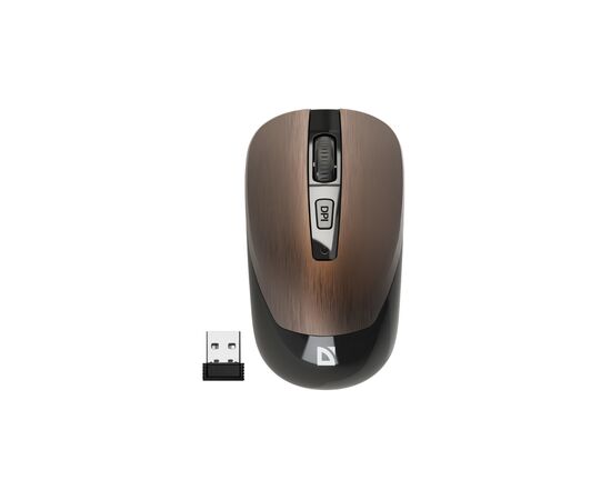 Мышка Defender Wave MM-995 Silent Wireless Bronze (52992)