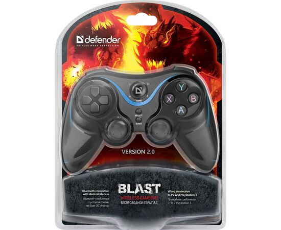 Геймпад Defender Blast Bluetooth/USB Android (64285), зображення 10 Геймпад Defender Blast Bluetooth/USB Android (64285), зображення 10