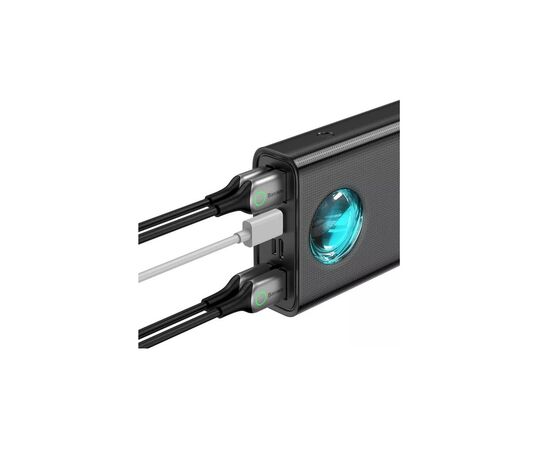 Батарея универсальная Baseus Amblight 30000mAh 65W, 6A, QC3.0, PD3.0, cable Type-C/100W (PPLG-A01), изображение 2 Батарея универсальная Baseus Amblight 30000mAh 65W, 6A, QC3.0, PD3.0, cable Type-C/100W (PPLG-A01), изображение 2