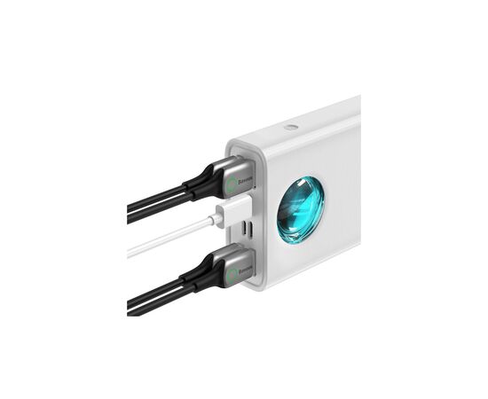 Батарея универсальная Baseus Amblight 30000mAh 65W, 6A, QC3.0, PD3.0, cable Type-C/100W (PPLG-A02), изображение 2 Батарея универсальная Baseus Amblight 30000mAh 65W, 6A, QC3.0, PD3.0, cable Type-C/100W (PPLG-A02), изображение 2