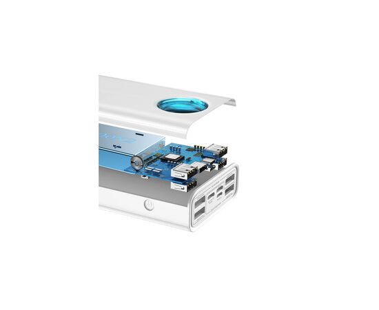 Батарея универсальная Baseus Amblight 30000mAh 65W, 6A, QC3.0, PD3.0, cable Type-C/100W (PPLG-A02), изображение 5 Батарея универсальная Baseus Amblight 30000mAh 65W, 6A, QC3.0, PD3.0, cable Type-C/100W (PPLG-A02), изображение 5