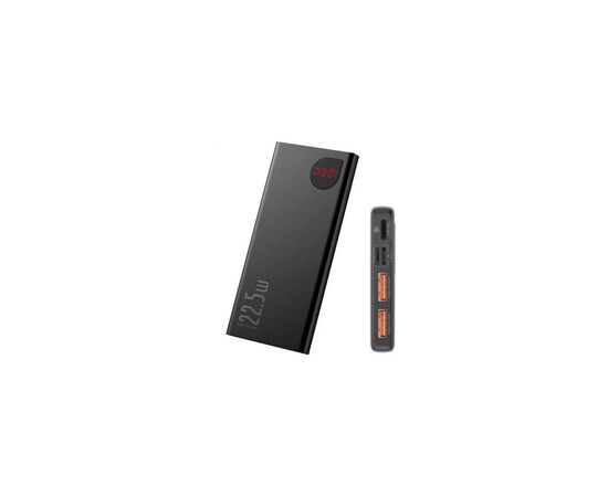 Батарея универсальная Baseus Adaman Metal 10000mAh, PD/22.5W, QC/3.0, Lightning (PPAD000001), изображение 2 Батарея универсальная Baseus Adaman Metal 10000mAh, PD/22.5W, QC/3.0, Lightning (PPAD000001), изображение 2