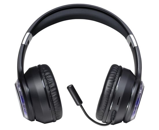 Наушники Defender FreeMotion B400 LED Bluetooth Black (63400), изображение 2 Наушники Defender FreeMotion B400 LED Bluetooth Black (63400), изображение 2