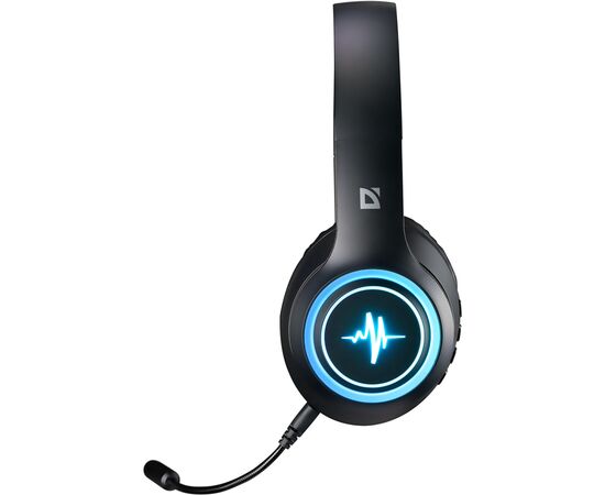 Наушники Defender FreeMotion B571 LED Bluetooth Black (63572), изображение 2 Наушники Defender FreeMotion B571 LED Bluetooth Black (63572), изображение 2