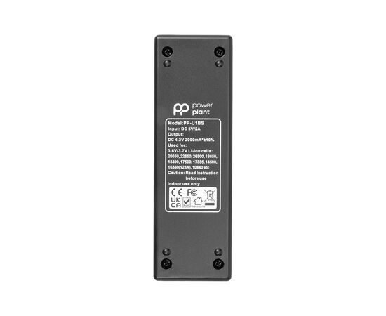 Зарядное устройство для аккумуляторов PowerPlant PP-U1BS (Li-ion / input DC 5V/2A) (AA620197), изображение 3 Зарядное устройство для аккумуляторов PowerPlant PP-U1BS (Li-ion / input DC 5V/2A) (AA620197), изображение 3