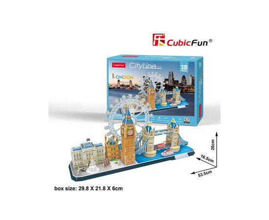 Пазл Cubic Fun Трехмерная головоломка-конструктор City Line Венеция (MC269h), изображение 3 Пазл Cubic Fun Трехмерная головоломка-конструктор City Line Венеция (MC269h), изображение 3