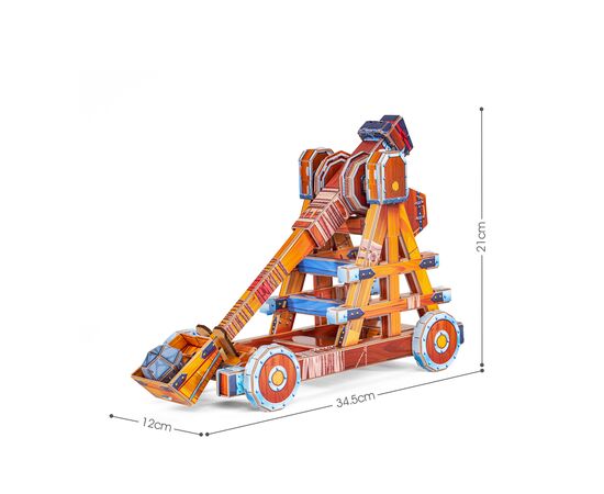 Пазл Cubic Fun Тривимірна головоломка-конструктор Stem Катапульта (DS1086h), зображення 2 Пазл Cubic Fun Тривимірна головоломка-конструктор Stem Катапульта (DS1086h), зображення 2