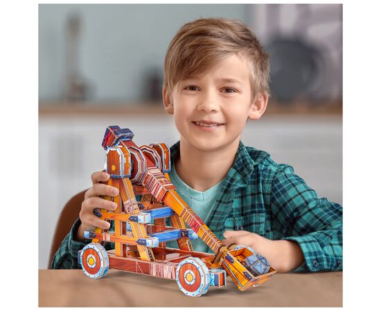 Пазл Cubic Fun Тривимірна головоломка-конструктор Stem Катапульта (DS1086h), зображення 4 Пазл Cubic Fun Тривимірна головоломка-конструктор Stem Катапульта (DS1086h), зображення 4