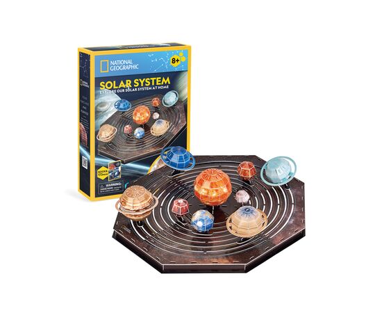 Пазл Cubic Fun Тривимірна головоломка-конструктор Stem Сонячна система (DS1087h)