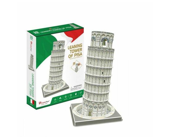 Пазл Cubic Fun Трехмерная головоломка-конструктор Пизанская башня (C241h), изображение 3 Пазл Cubic Fun Трехмерная головоломка-конструктор Пизанская башня (C241h), изображение 3