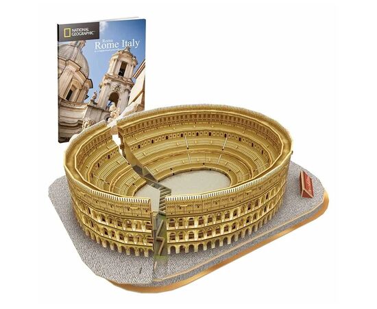 Пазл Cubic Fun Трехмерная головоломка-конструктор National Geographic Колизей (DS0976h), изображение 2 Пазл Cubic Fun Трехмерная головоломка-конструктор National Geographic Колизей (DS0976h), изображение 2