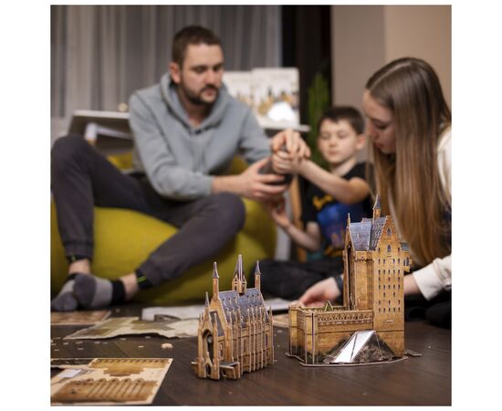 Пазл Cubic Fun Тривимірна головоломка-конструктор Гоґвортс Великий зал Harry Potter (DS1011h), зображення 4