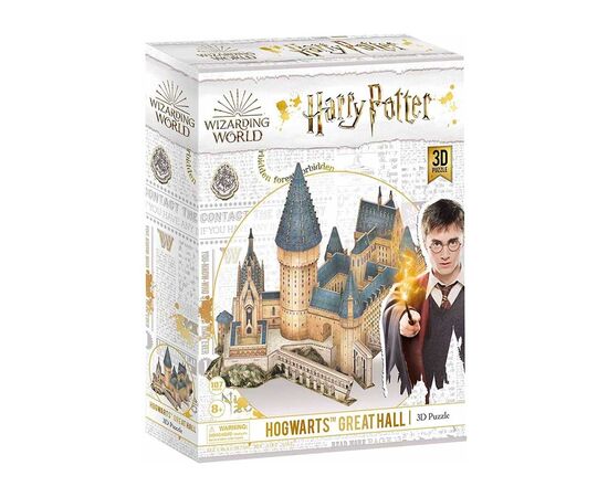 Пазл Cubic Fun Тривимірна головоломка-конструктор Гоґвортс Великий зал Harry Potter (DS1011h)