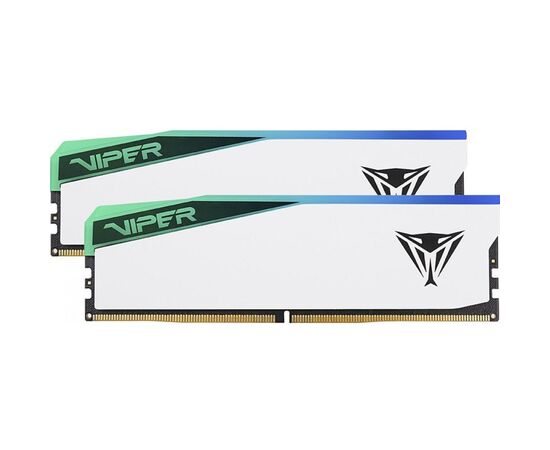 Модуль памяти для компьютера DDR5 32GB (2x16GB) 6200 MHz Viper Elite 5 RGB Patriot (PVER532G62C42KW), изображение 3 Модуль памяти для компьютера DDR5 32GB (2x16GB) 6200 MHz Viper Elite 5 RGB Patriot (PVER532G62C42KW), изображение 3