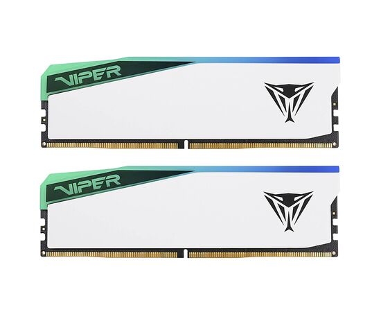 Модуль памяти для компьютера DDR5 32GB (2x16GB) 6200 MHz Viper Elite 5 RGB Patriot (PVER532G62C42KW)