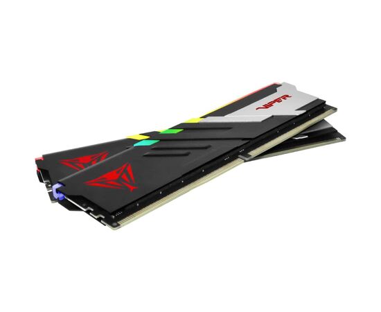 Модуль памяти для компьютера DDR5 32GB (2x16GB) 7000 MHz Viper Venom RGB Patriot (PVVR532G700C32K), изображение 2 Модуль памяти для компьютера DDR5 32GB (2x16GB) 7000 MHz Viper Venom RGB Patriot (PVVR532G700C32K), изображение 2