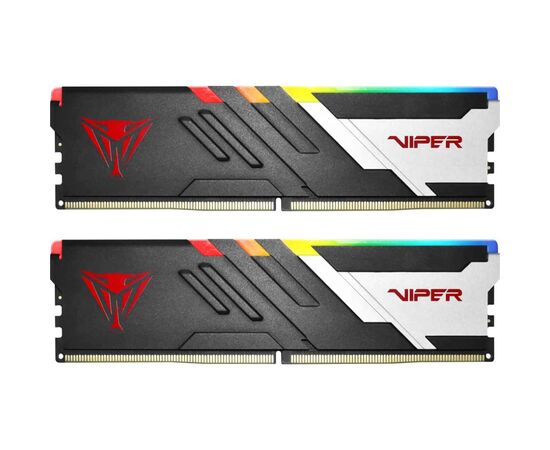 Модуль памяти для компьютера DDR5 32GB (2x16GB) 7000 MHz Viper Venom RGB Patriot (PVVR532G700C32K)
