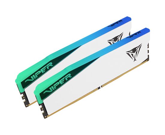 Модуль памяти для компьютера DDR5 32GB (2x16GB) 6600 MHz Viper Elite 5 RGB Patriot (PVER532G66C36KW), изображение 4 Модуль памяти для компьютера DDR5 32GB (2x16GB) 6600 MHz Viper Elite 5 RGB Patriot (PVER532G66C36KW), изображение 4
