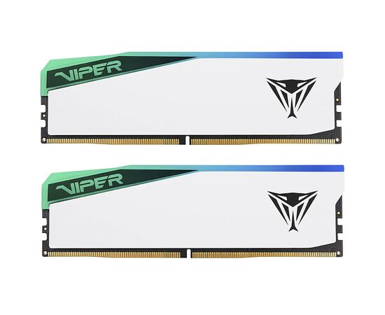 Модуль памяти для компьютера DDR5 32GB (2x16GB) 6600 MHz Viper Elite 5 RGB Patriot (PVER532G66C36KW)