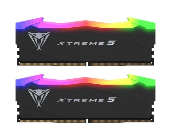 Модуль памяти для компьютера DDR5 32GB (2x16GB) 7600 MHz Viper Xtreme 5 RGB Patriot (PVXR532G76C36K)