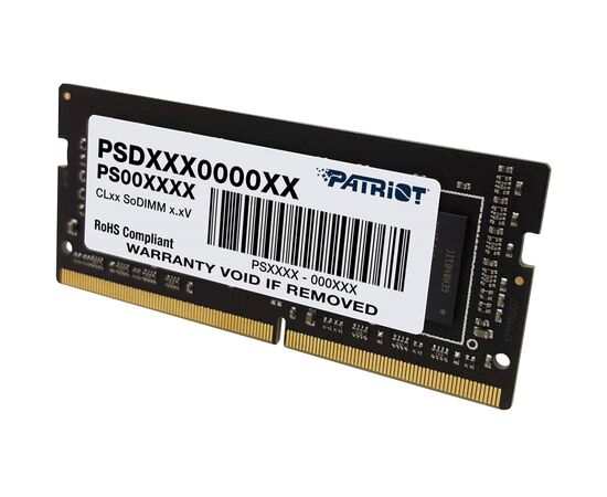 Модуль памяти для ноутбука SoDIMM DDR4 16GB 2666 MHz Signature Line Patriot (PSD416G266681S), изображение 3 Модуль памяти для ноутбука SoDIMM DDR4 16GB 2666 MHz Signature Line Patriot (PSD416G266681S), изображение 3