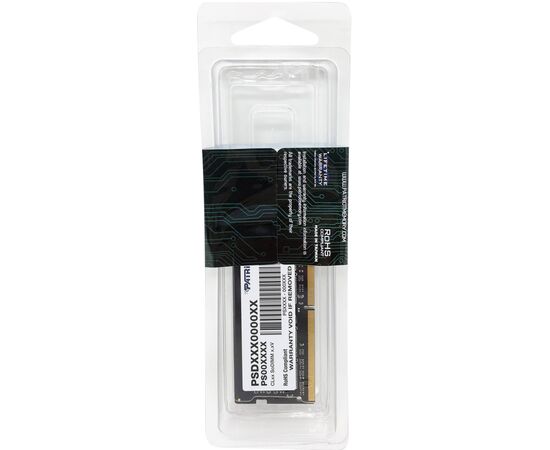Модуль памяти для ноутбука SoDIMM DDR4 16GB 2666 MHz Signature Line Patriot (PSD416G266681S), изображение 6 Модуль памяти для ноутбука SoDIMM DDR4 16GB 2666 MHz Signature Line Patriot (PSD416G266681S), изображение 6