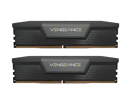 Модуль памяти для компьютера DDR5 64GB (2x32GB) 5200 MHz Vengeance Black Corsair (CMK64GX5M2B5200C40)