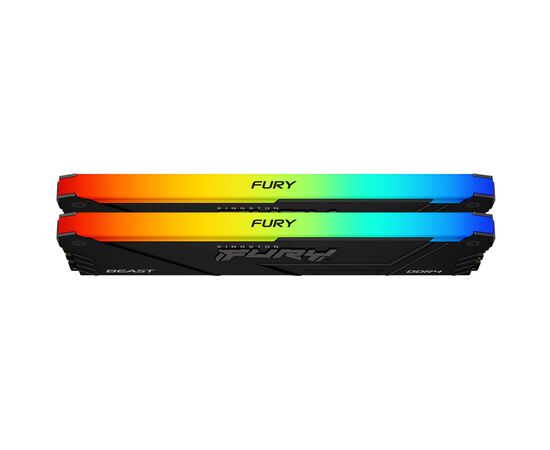 Модуль памяти для компьютера DDR4 32GB (2x16GB) 3200 MHz FURY Beast RGB Kingston Fury (ex.HyperX) (KF432C16BB2AK2/32), изображение 3 Модуль памяти для компьютера DDR4 32GB (2x16GB) 3200 MHz FURY Beast RGB Kingston Fury (ex.HyperX) (KF432C16BB2AK2/32), изображение 3