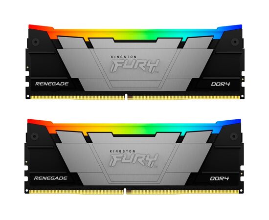 Модуль пам'яті для комп'ютера DDR4 64GB (2x32GB) 3600 MHz FURY Renegade RGB Kingston Fury (ex.HyperX) (KF436C18RB2AK2/64)