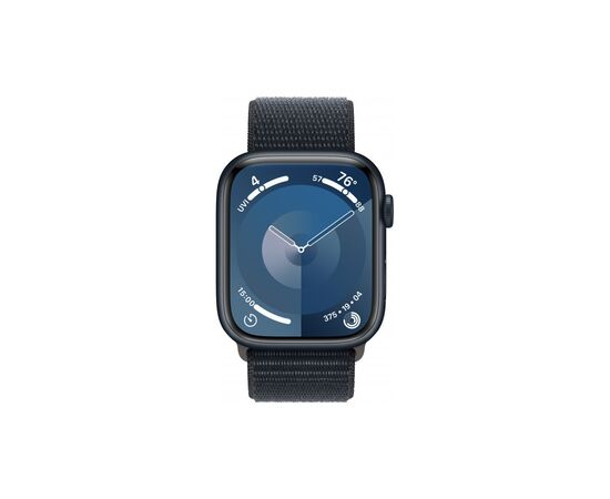Смарт-часы Apple Watch Series 9 GPS 45mm Midnight Aluminium Case with Midnight Sport Loop (MR9C3QP/A), изображение 2
