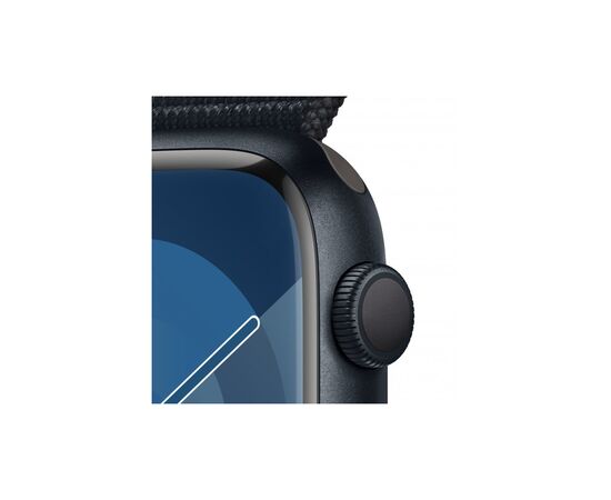 Смарт-часы Apple Watch Series 9 GPS 45mm Midnight Aluminium Case with Midnight Sport Loop (MR9C3QP/A), изображение 3