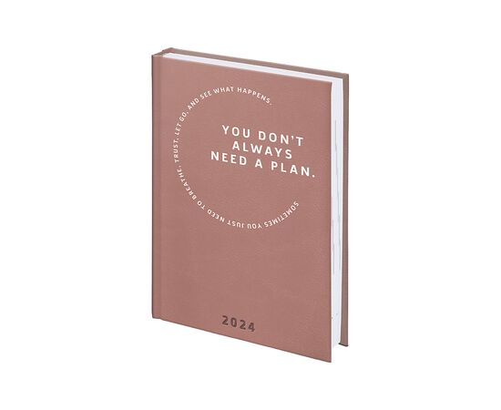 Еженедельник Brunnen датированный 2024 Torino Trend карманный A6 10х14 см 184 страницы Пудровый (73-736 38 254), изображение 2