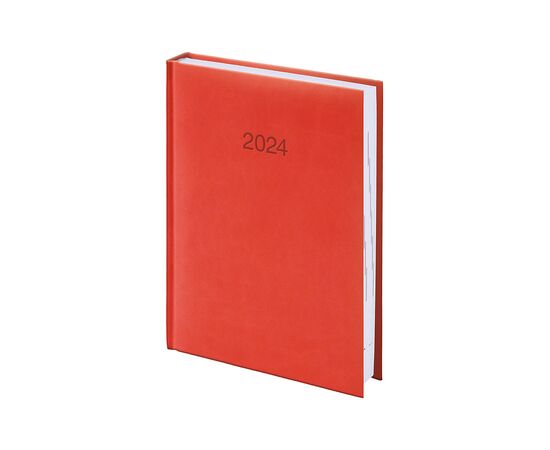 Еженедельник Brunnen датированный 2024 Torino Trend карманный A6 10х14 см 184 страницы Коралл (73-736 38 244), изображение 2