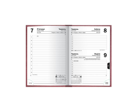 Еженедельник Brunnen датированный 2024 Torino Trend карманный A6 10х14 см 184 страницы Красный (73-736 31 204), изображение 3 Еженедельник Brunnen датированный 2024 Torino Trend карманный A6 10х14 см 184 страницы Красный (73-736 31 204), изображение 3