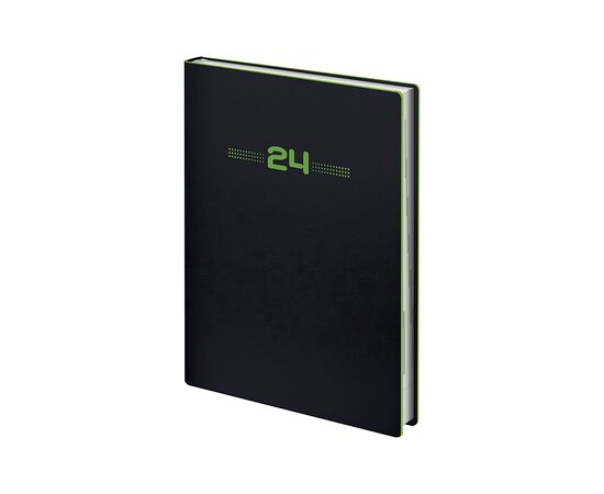 Еженедельник Brunnen датированный 2024 Стандарт Flex Neo A5 168 листов Черный с салатовым (73-795 71 444), изображение 2 Еженедельник Brunnen датированный 2024 Стандарт Flex Neo A5 168 листов Черный с салатовым (73-795 71 444), изображение 2